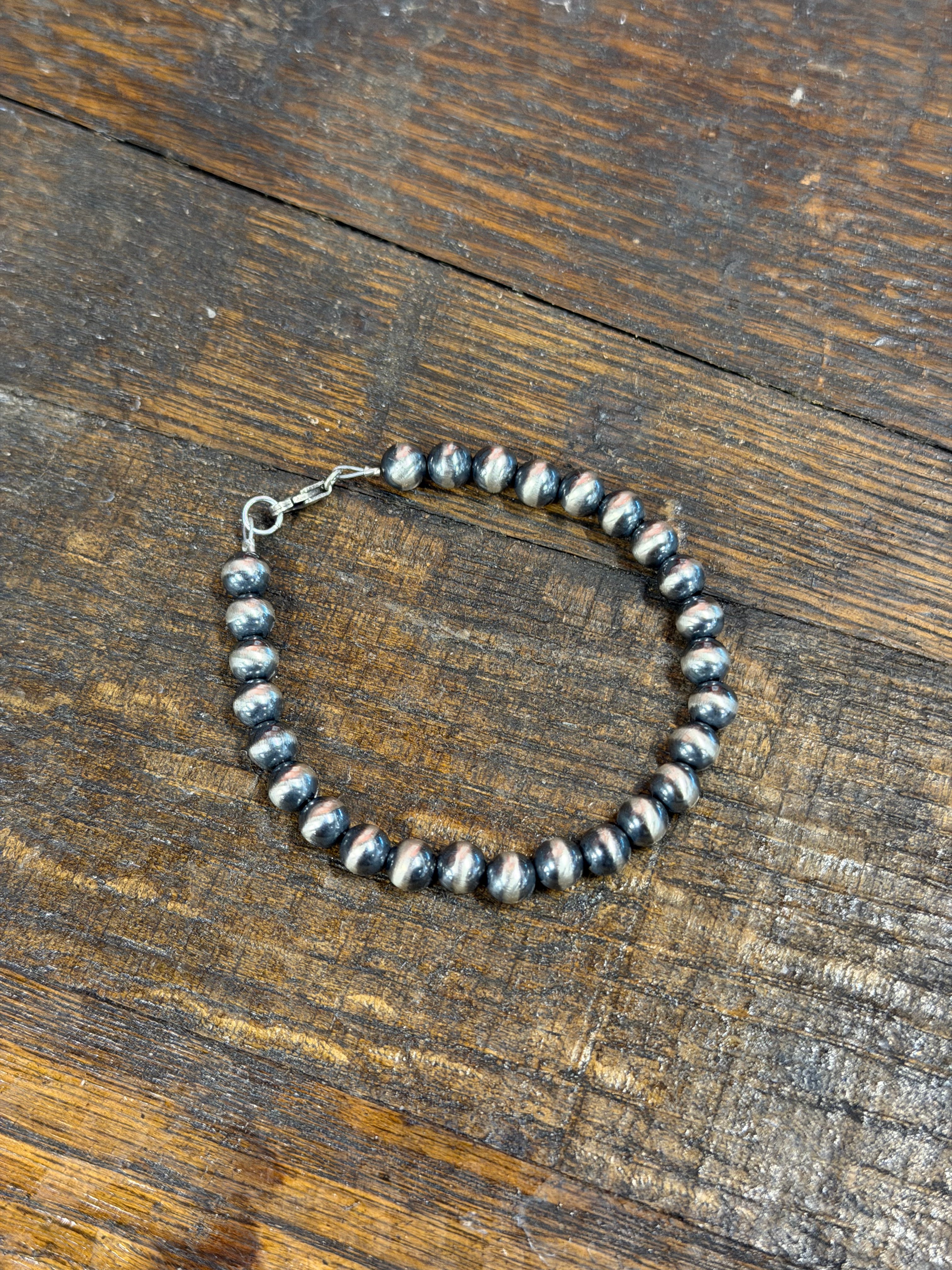 6mm - 6.5 inch navajo bracelet